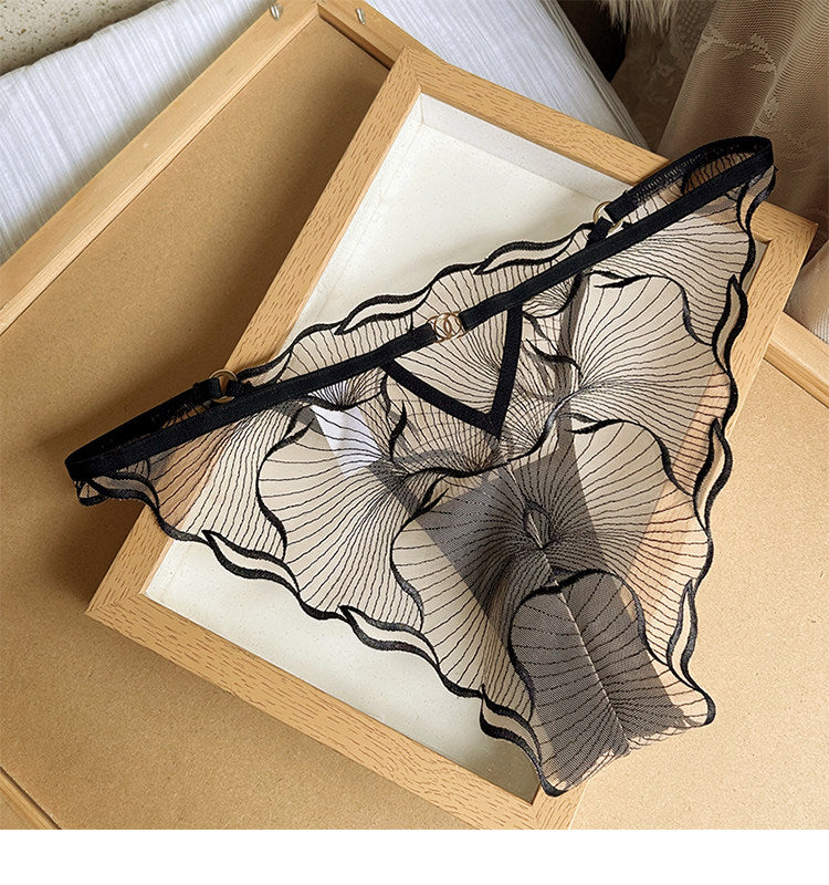 French Style Sheer Lace Panties for Women