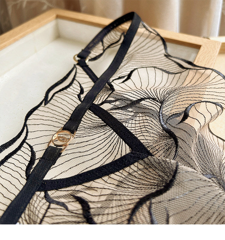 French Style Sheer Lace Panties for Women