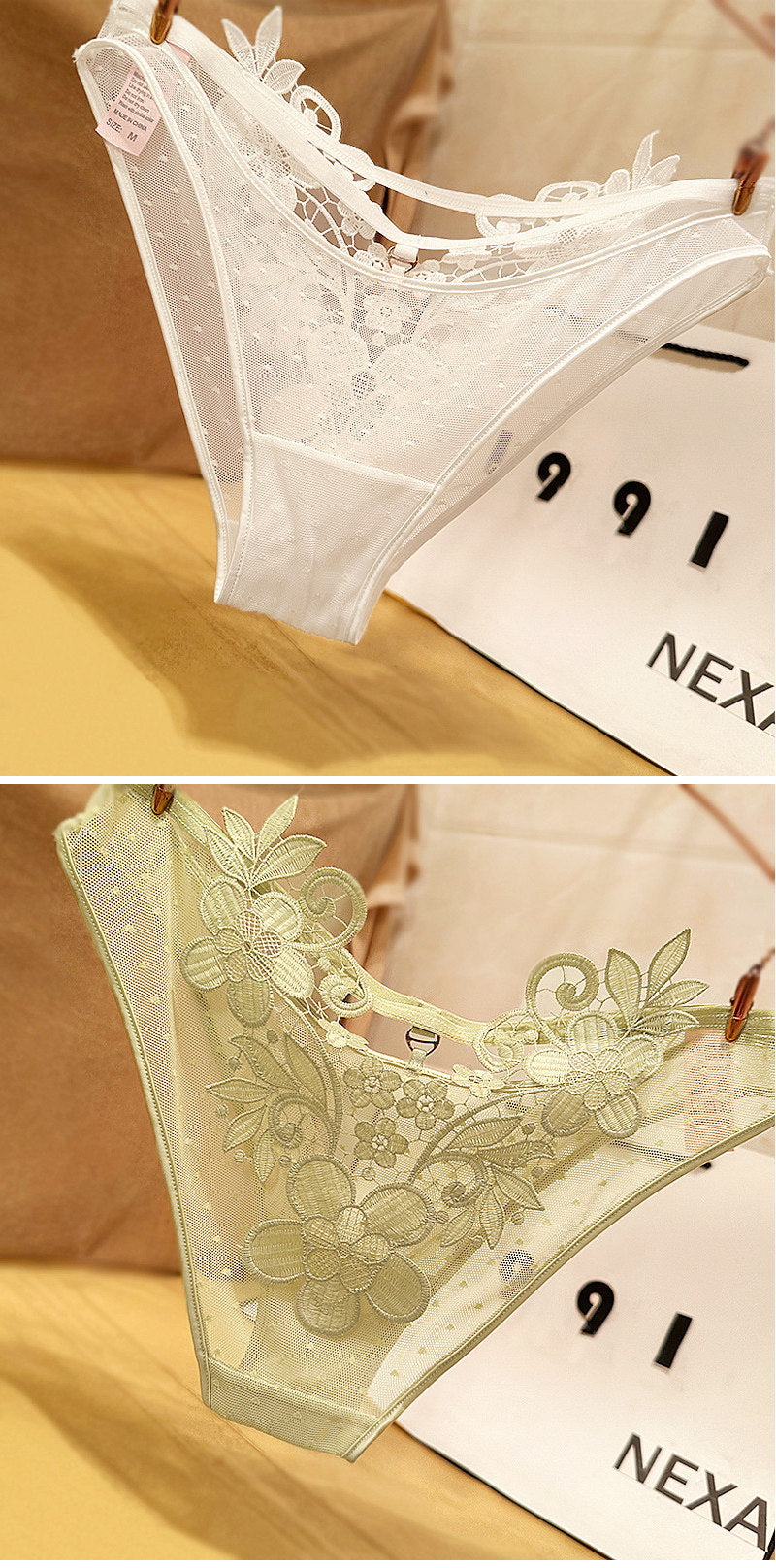 Luxury Romantic Floral Lace Women's Underwear
