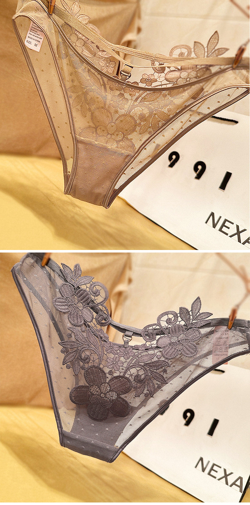 Luxury Romantic Floral Lace Women's Underwear