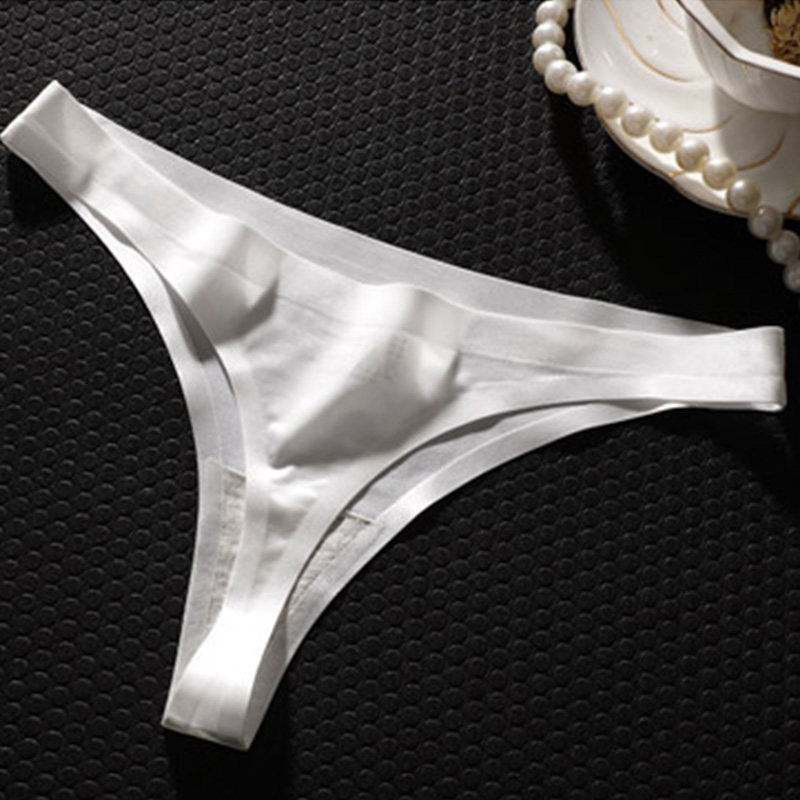 Ice Silk Seamless Invisible Thong T152