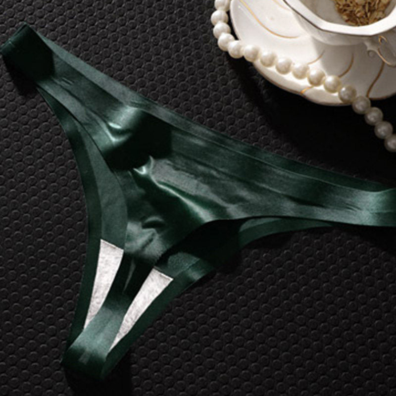 Ice Silk Seamless Invisible Thong T152