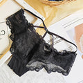 Sexy Sheer Lace Half-Covered Hip Panties for Women