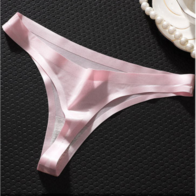 Ice Silk Seamless Invisible Thong T152